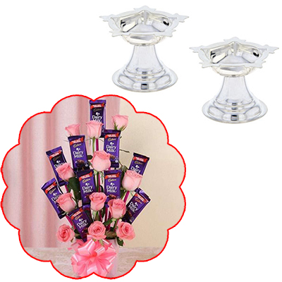 "Flowers and Silver Items - code FS02 - Click here to View more details about this Product